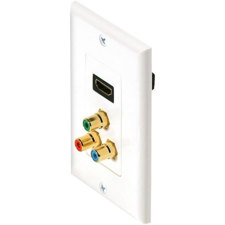 CMPLE CMPLE 430-N HDMI Wall Plate with Component Video RCA 430-N